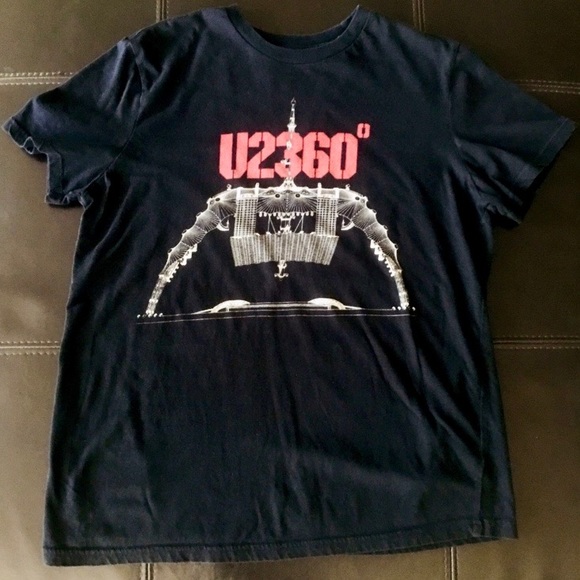 Other - U2 360 Tour Concert Black T-Shirt Large